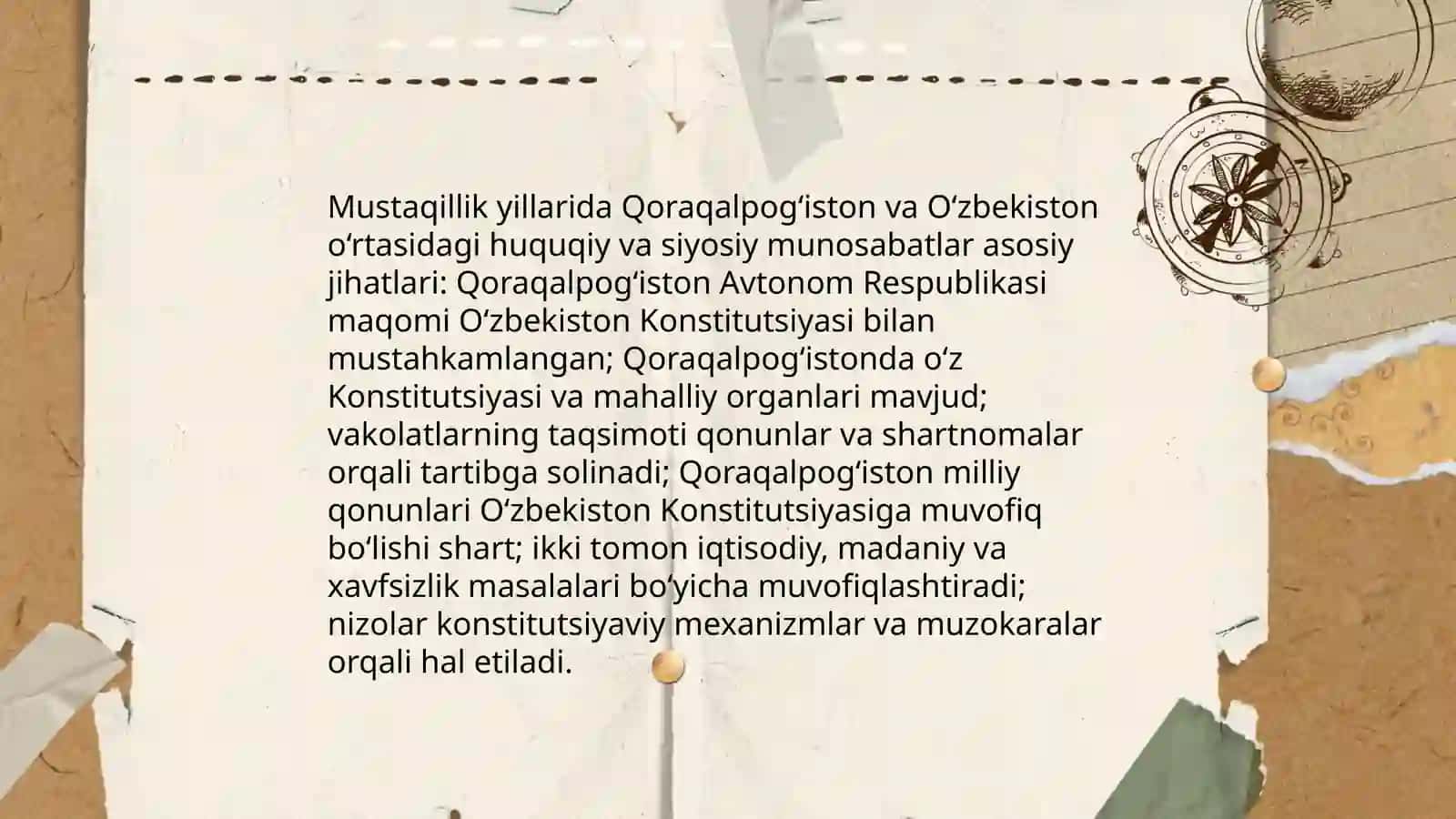 Qoraqalpog’iston Respublikasi mustaqilik yillarida 4