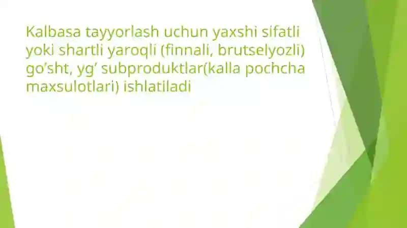 Kalbasa maxsulotlarini gigienik tekshirish 4