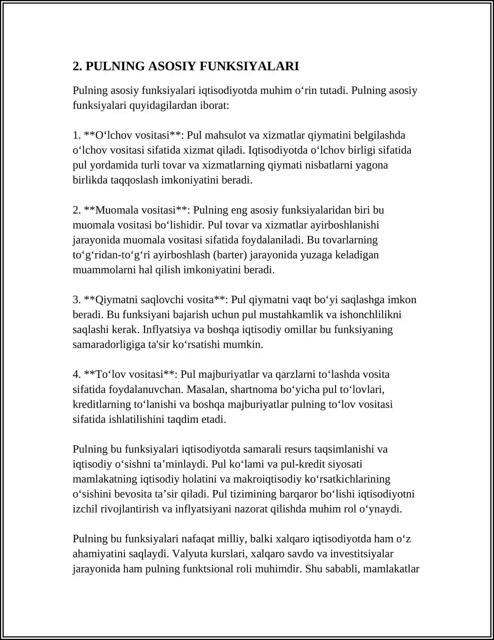 PUL MASSASI. TOLIQ MALUMOT 4