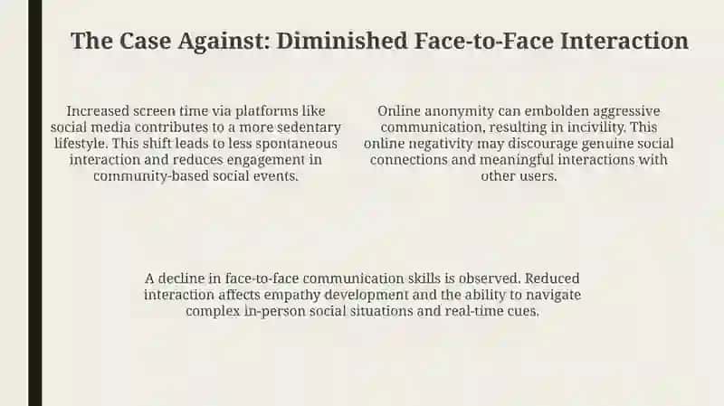 Technology's Impact: Diminishing or Enhancing Social Bonds? 4