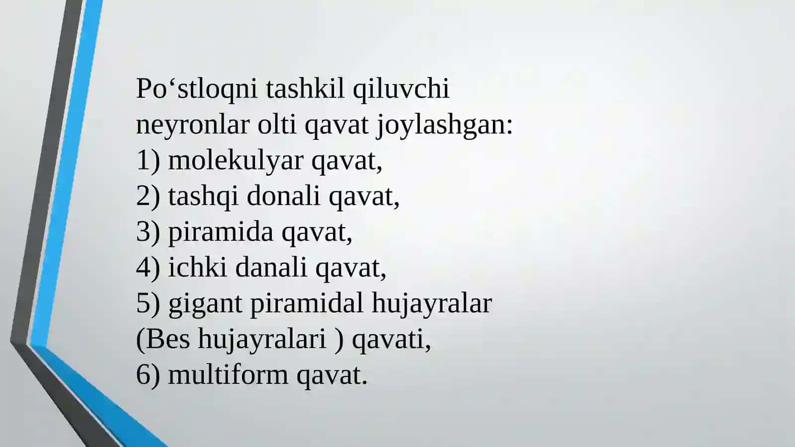 Bosh miya turli bo‘limlari faoliyatini o‘rganish. Bosh miya yarim sharlar pustlog‘ining fiziologiyasi 4