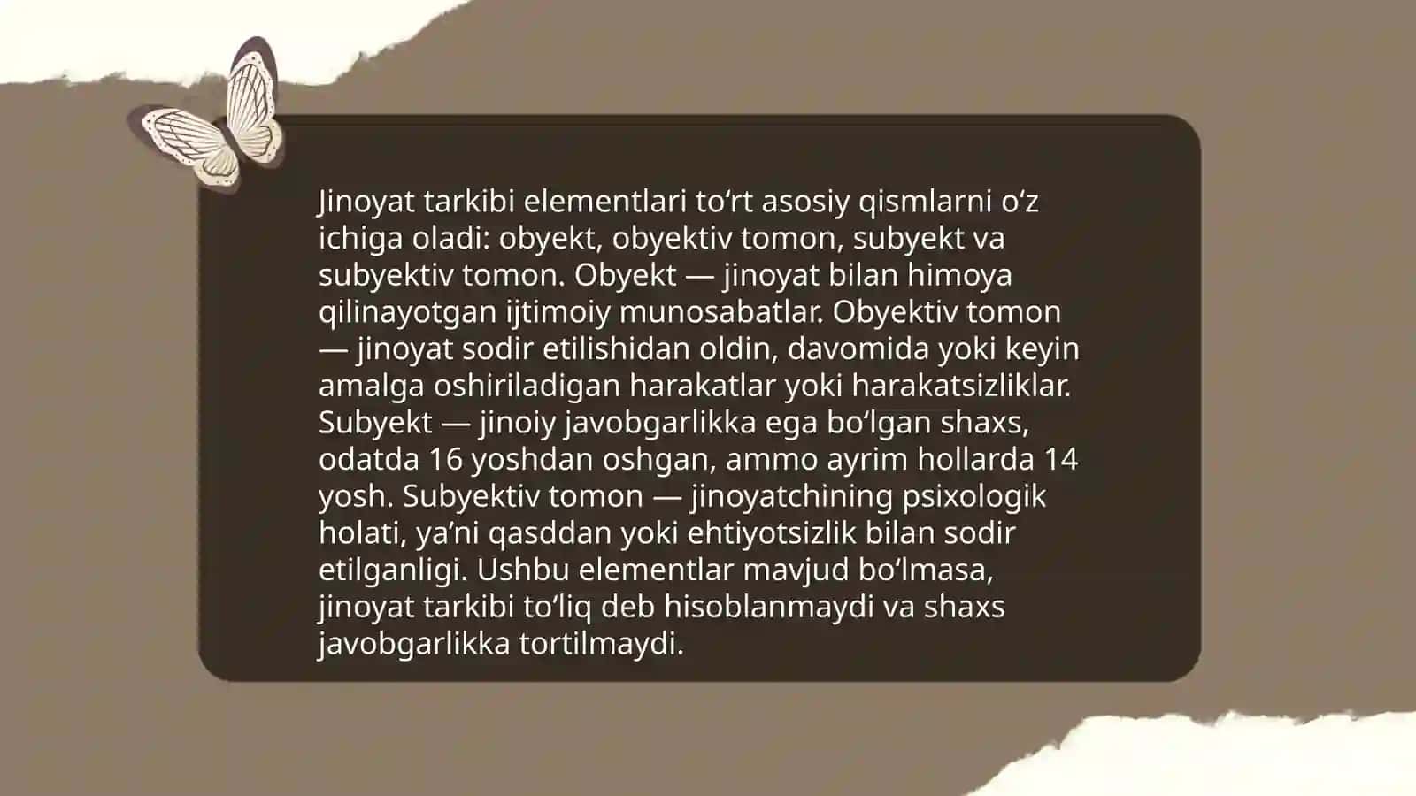 Jinoyat tarkibining tushunchasi 4