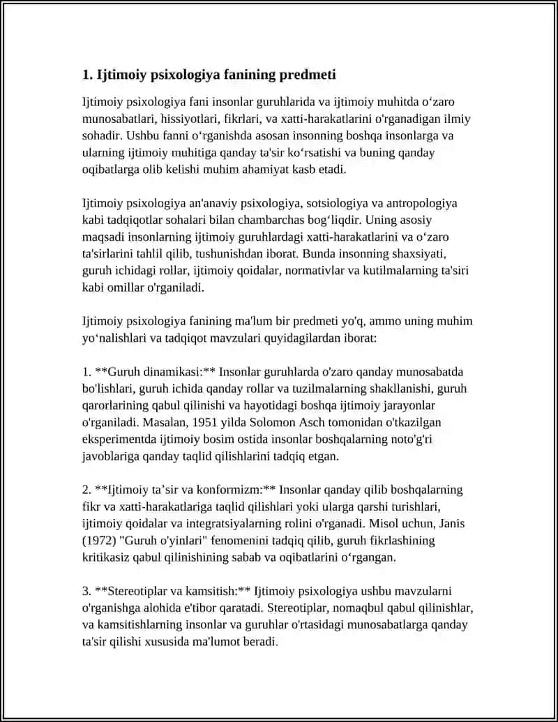 IJTIMOIY PSIXOLOGIYA 4