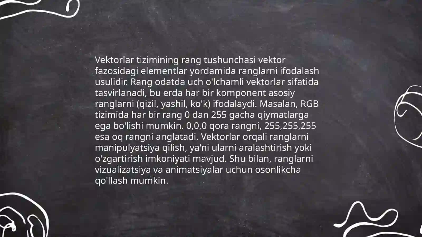 Matritsa va vektorlar sistemasining rangi 4