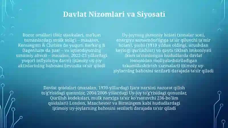 Koʻchmas mulk obyektlarini baholash omillari 4