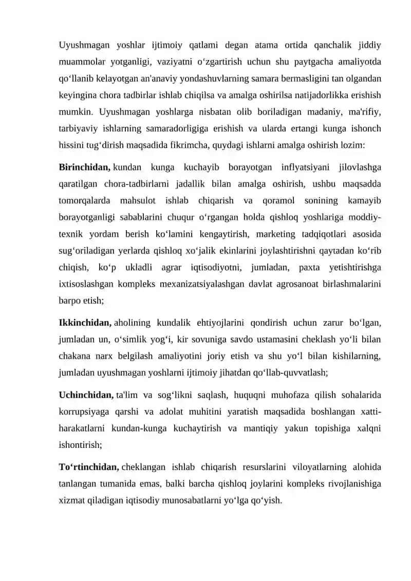 Uyushmagan yoshlar bilan olib boriladigan ijtimoiy-pedagogik ishlar 4