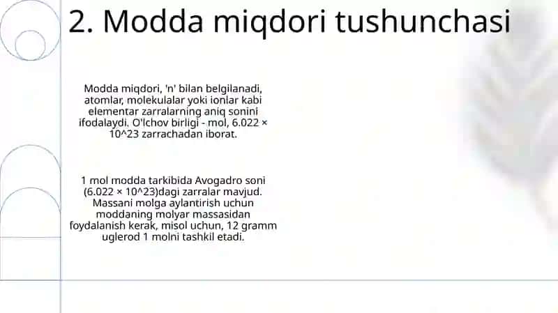 Modda miqdori va allotropiya xodisasi 4