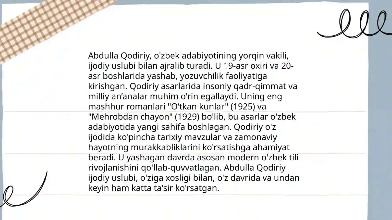 "Mehrobdan chayon" asari 4