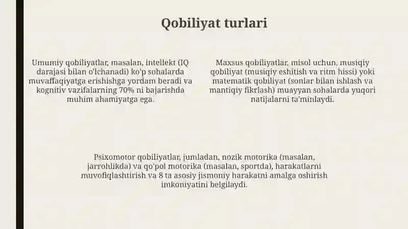 Qobiliyat 4