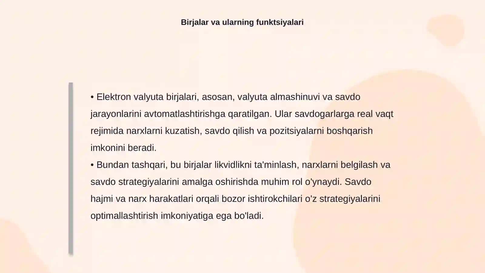 Elektron valyuta birjalari (FX Fintech) 4