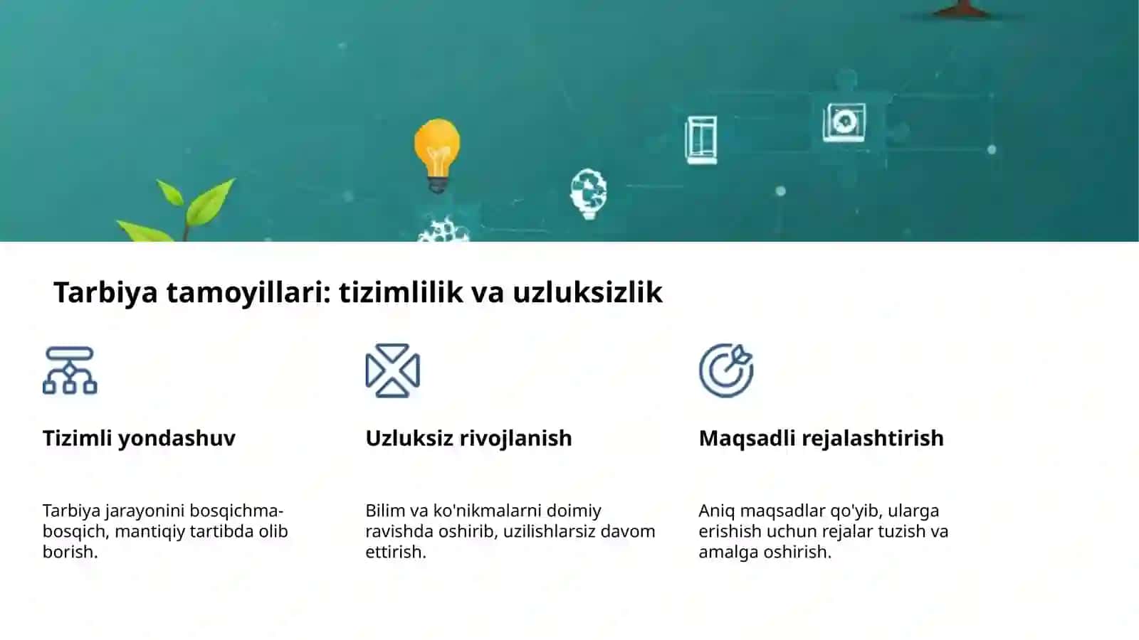 Tarbiya: Mazmun, qonuniyatlar va tamoyillar 4