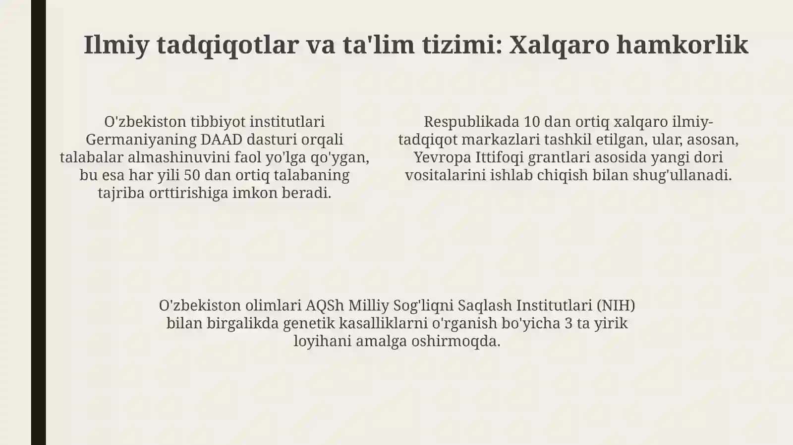 O'zbek tibbiyot olimlari haqida dunyo fikri 4