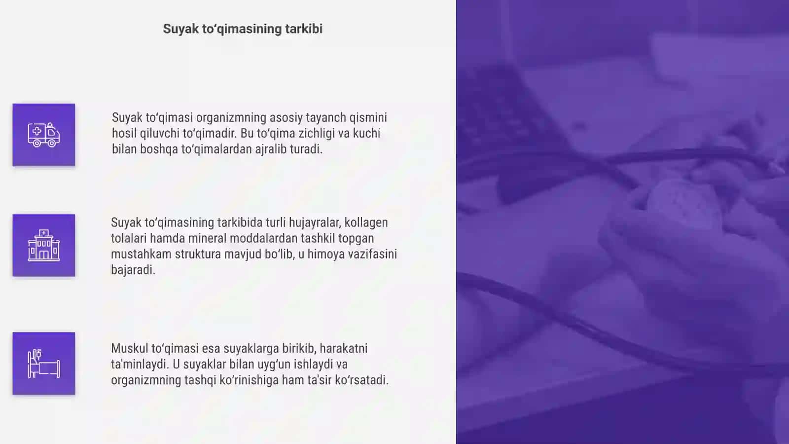 Suyak to‘qimasi.Muskul to‘qimasi 4