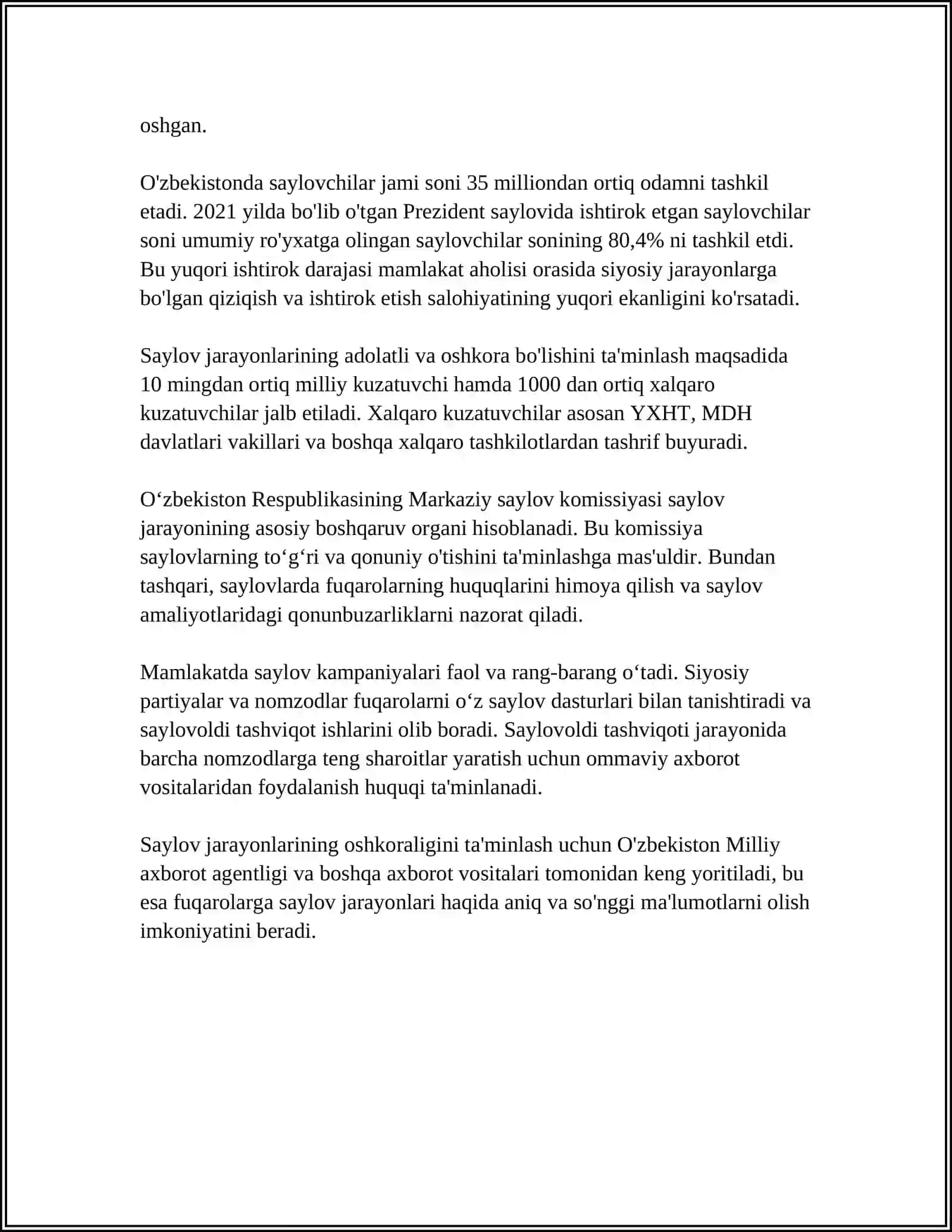 ÒZBEKISTON RESPUBLIKASIDA SAYLOV TIZIMI 4