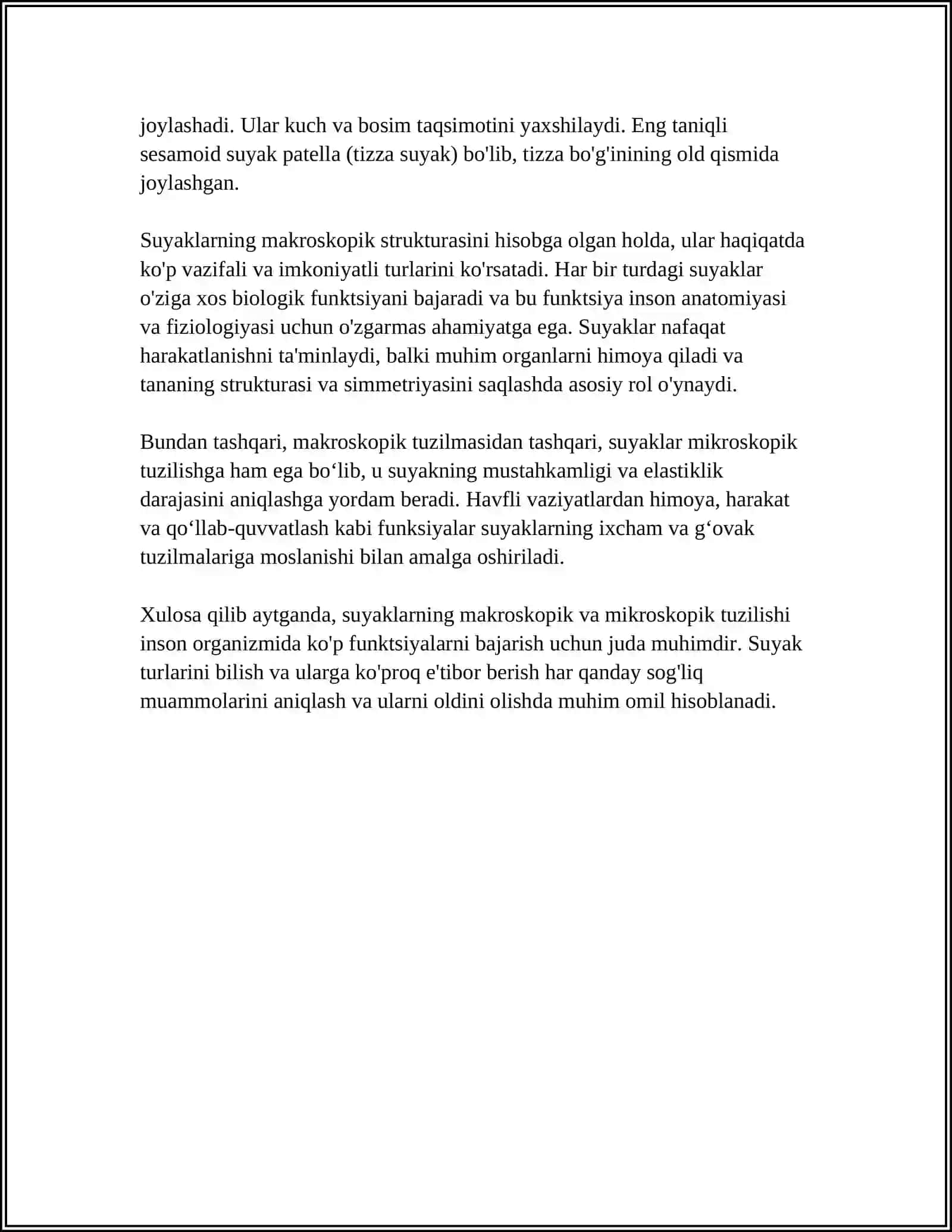 ANATOMIYA SUYAKLAR 4