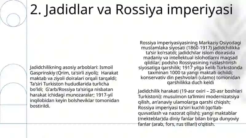 Turkistonda jadidchilik harakatlari 4