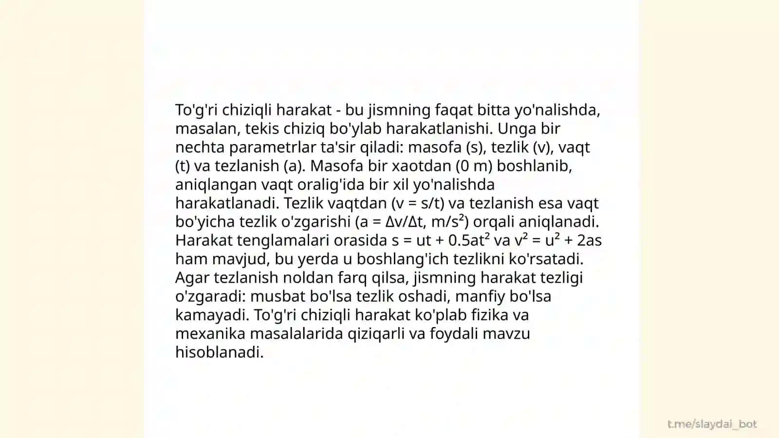 Modiy nuqta dinamikasi 4