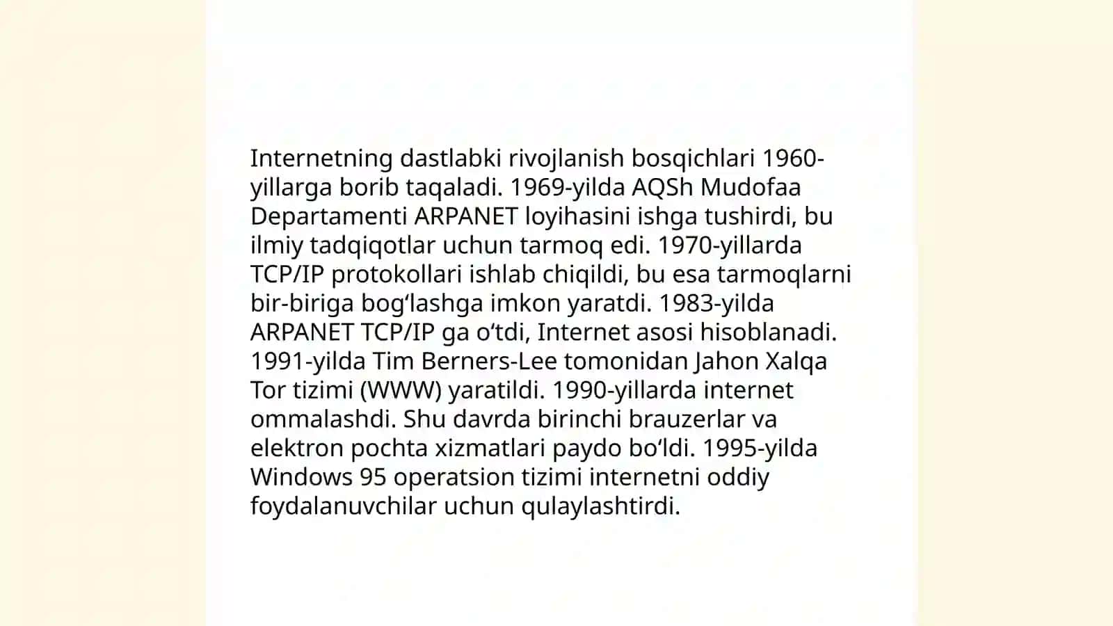 Internetning zamonaviy xizmatlari 4