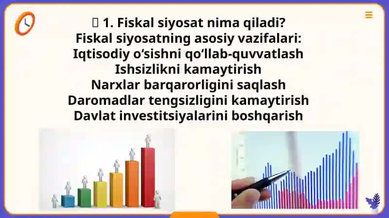 Fiskal siyosat haqida tushuncha 4