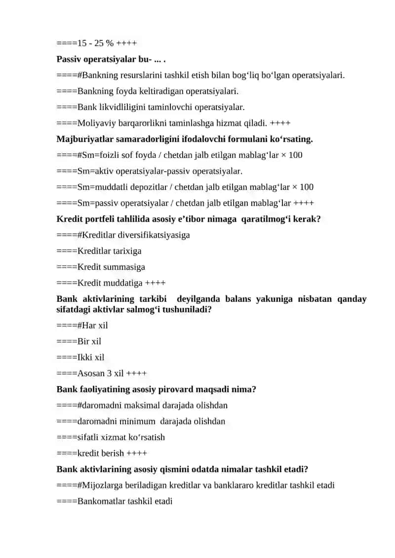 Bank hisobi,tahlil va audit 4