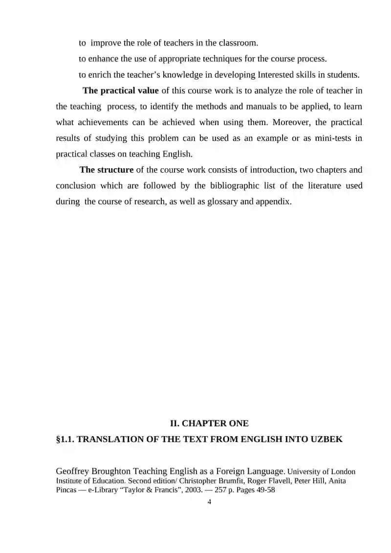 The Role of Teacher in English Language Teaching Classroom 4
