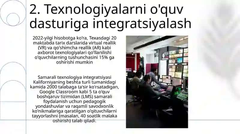 Texnologiya integratsiyasi ta'lim darslarida 4