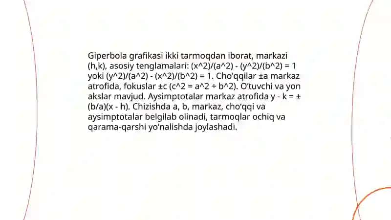 Giperbola funksiyalari 4