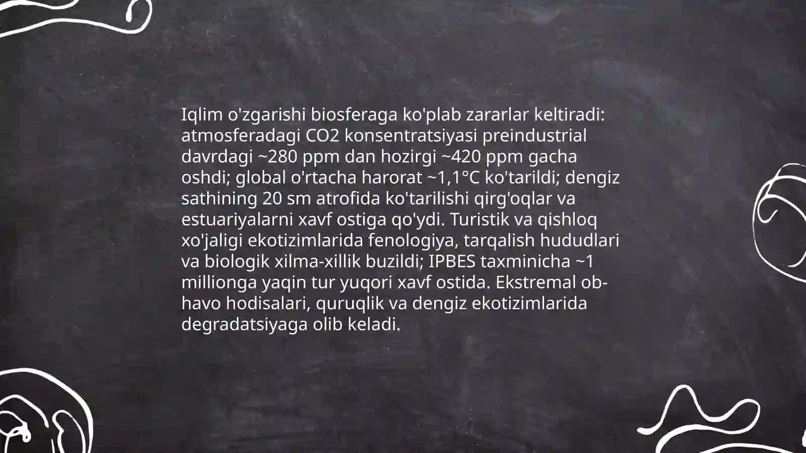 Biosferani hozirgi axvoli to'g'risidagi axborot 4