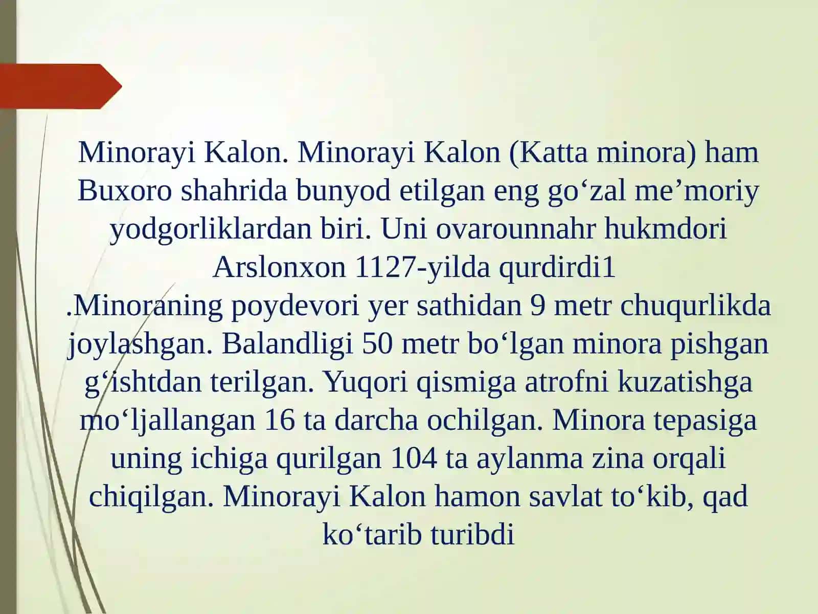 O‘zbekistonning Tarixiy-Me’moriy Yodgorliklari 4