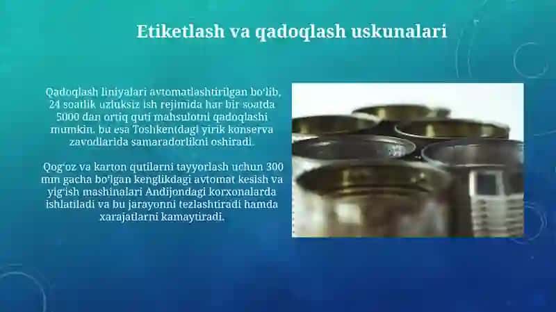 Konserva korxonalari asosiy qurilmalari 4