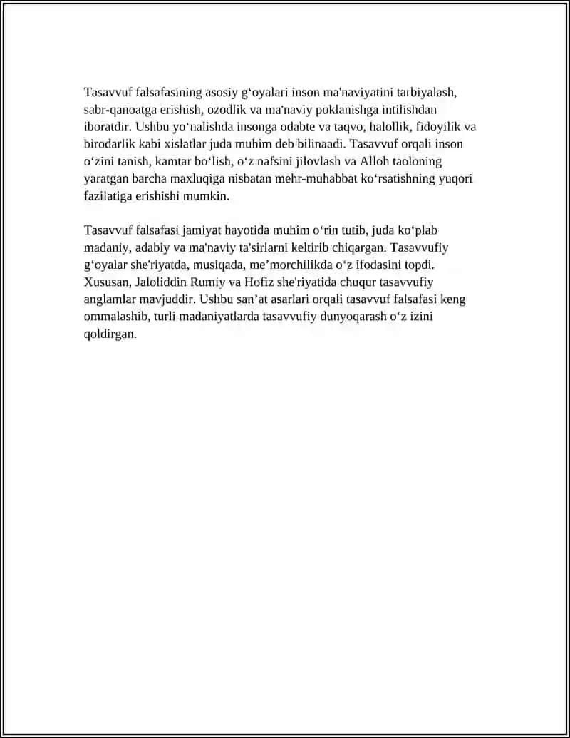 TASAVVUF FALSAFASI VA UNING ASOSIY GʻOYALARI 4