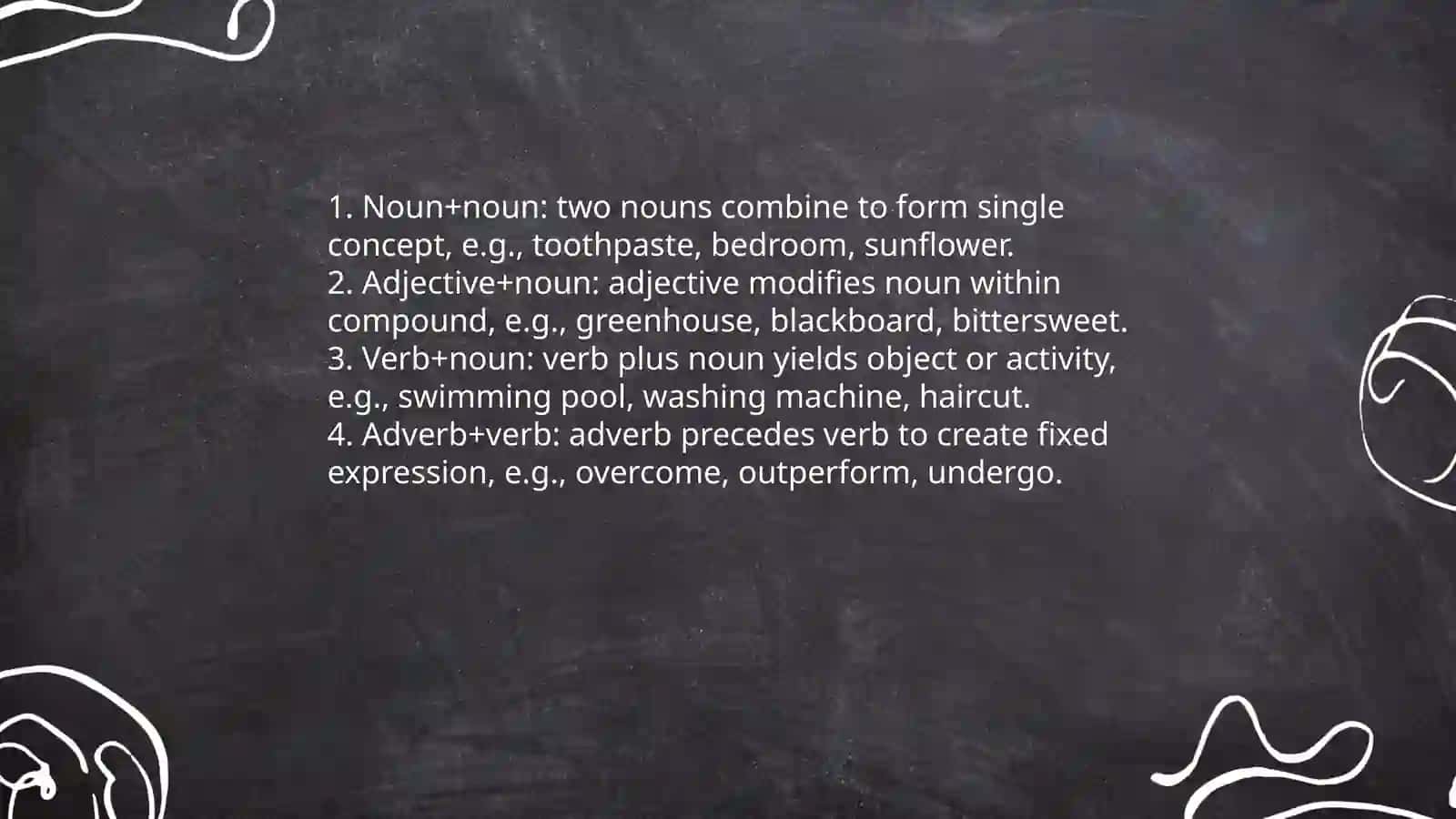 Compound words in English 4