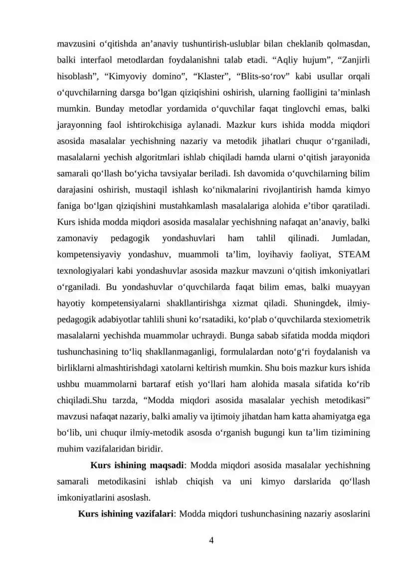 Moddalar miqdori asosida masalalar yechish metodikasi 4