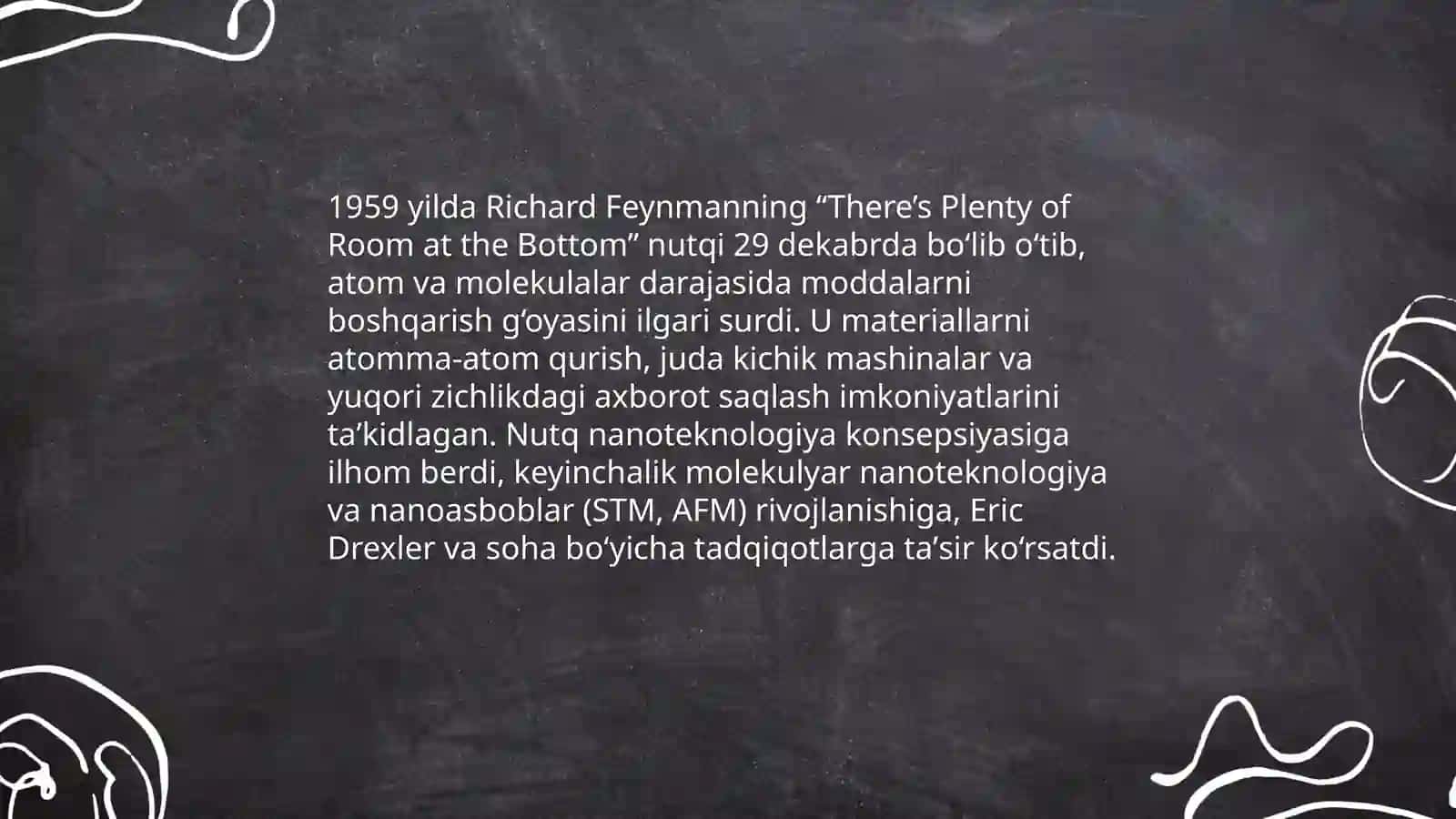 Nanotexnologiyaning rivojlanish tarixi 4