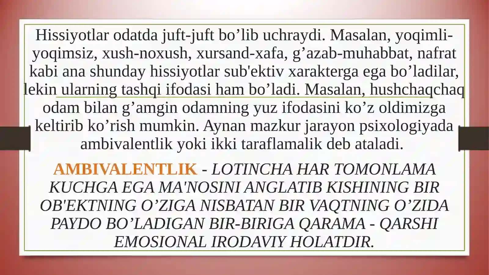 SHAXSNING HISSIY VA IRODAVIY SOHASI 4