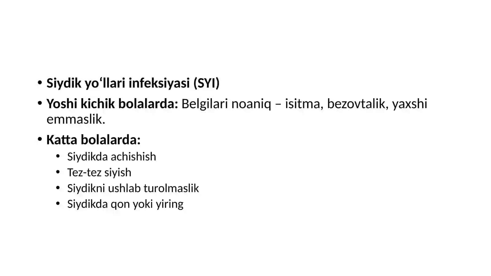 Buyrak va siydik chiqarish a’zolari kasalliklari 4