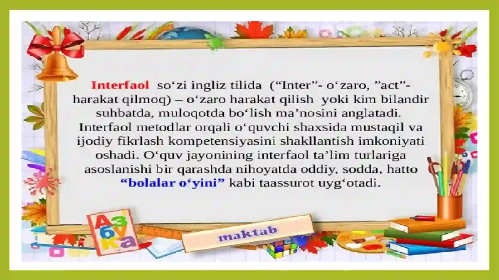 Interfaol ta’lim texnologiyalari 4