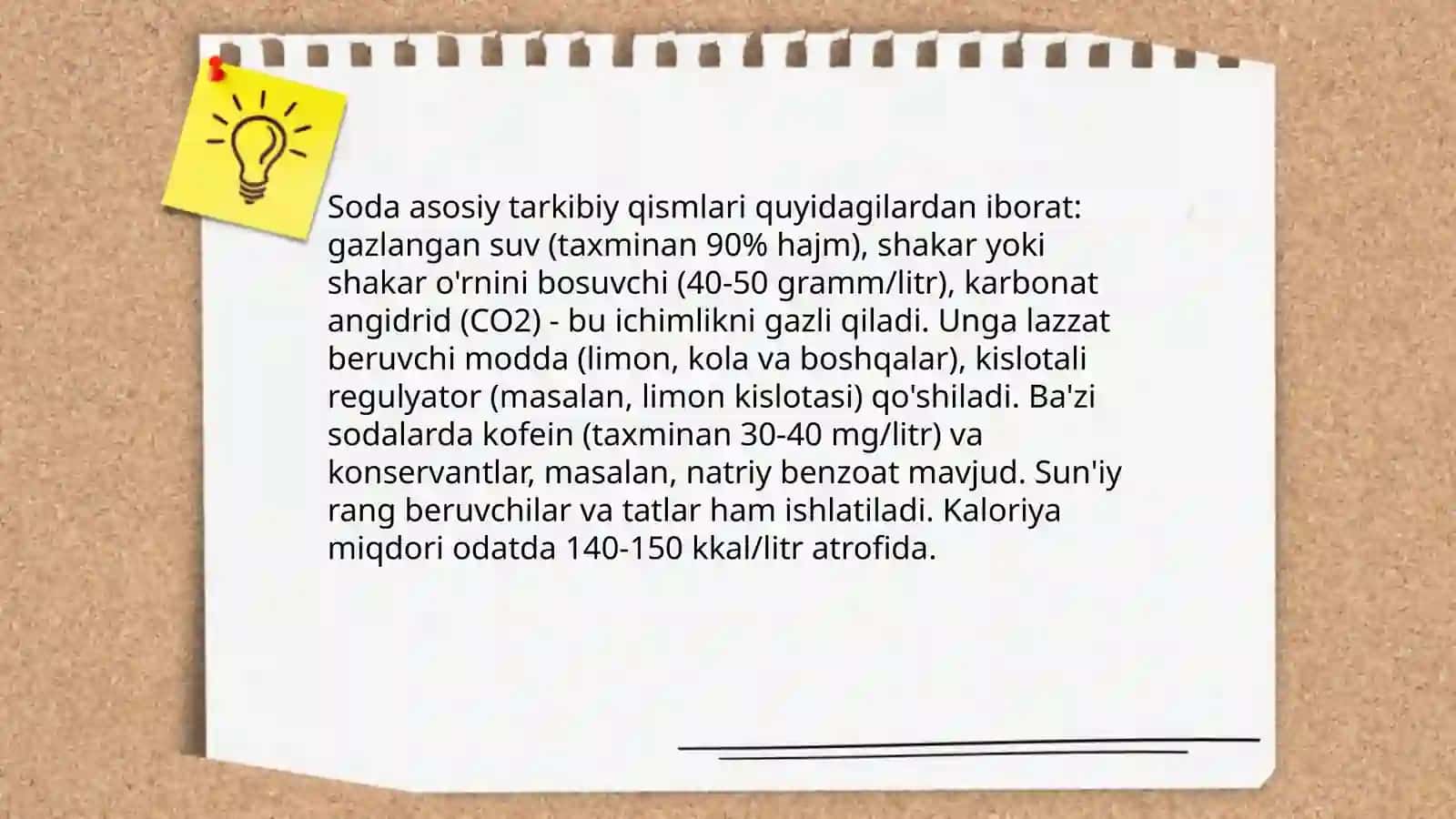 Soda gapning tarifi va tasnifi 4