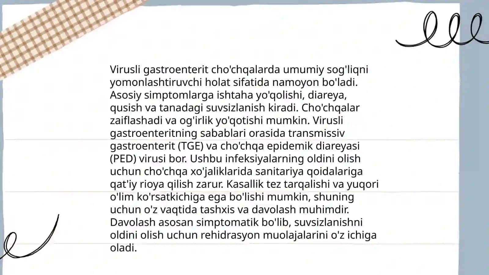 Choʻchqalarning virusli gastroenterin kasalligi 4