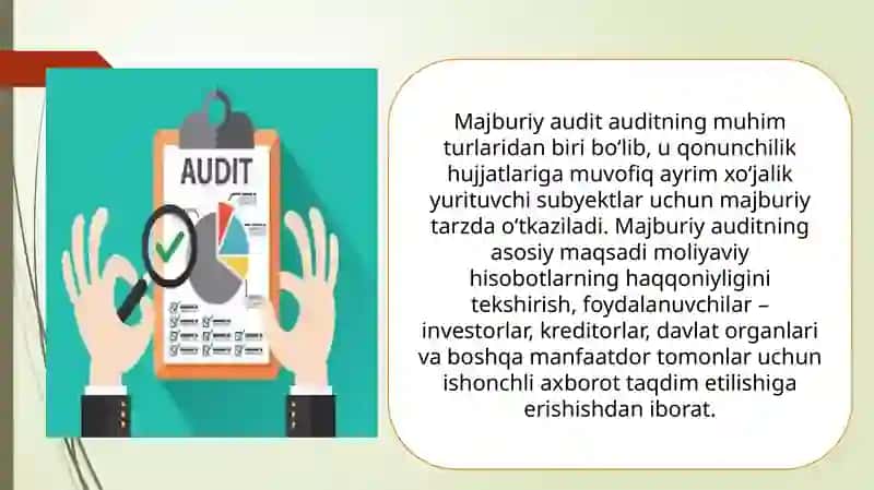 Majburiy audit va uni tartibga solish 4