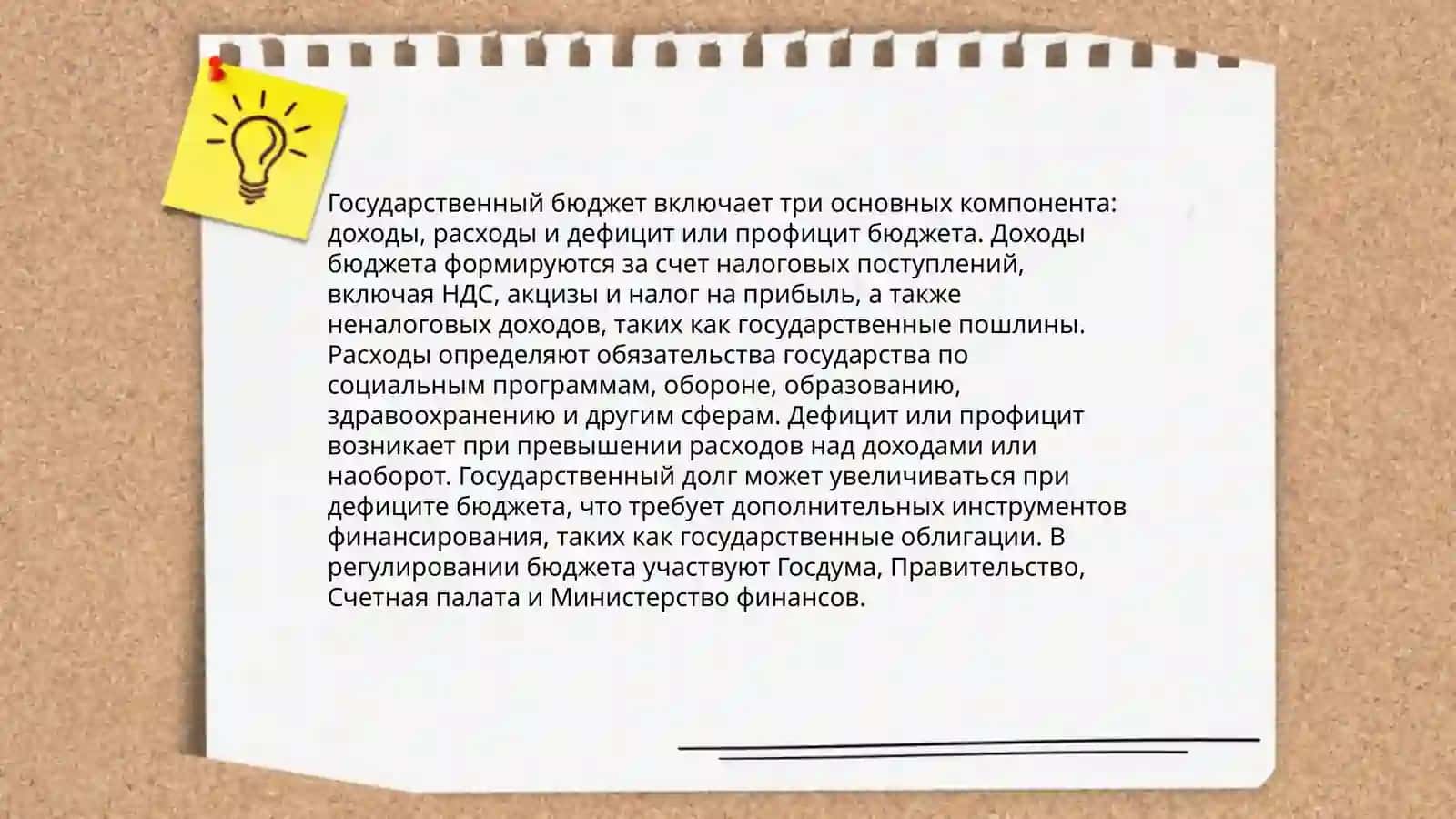 Бюджет и его значение в управлении 4