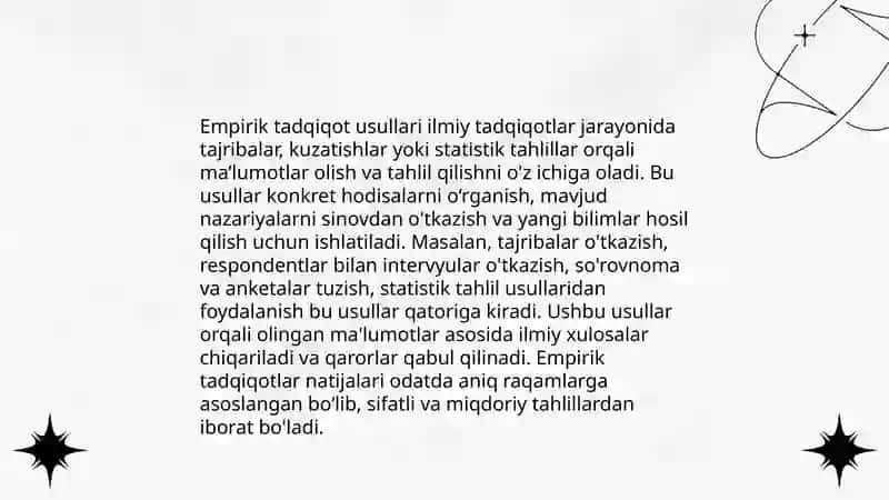 ILMIY TADQIQOT METODOLOGIYASI 4