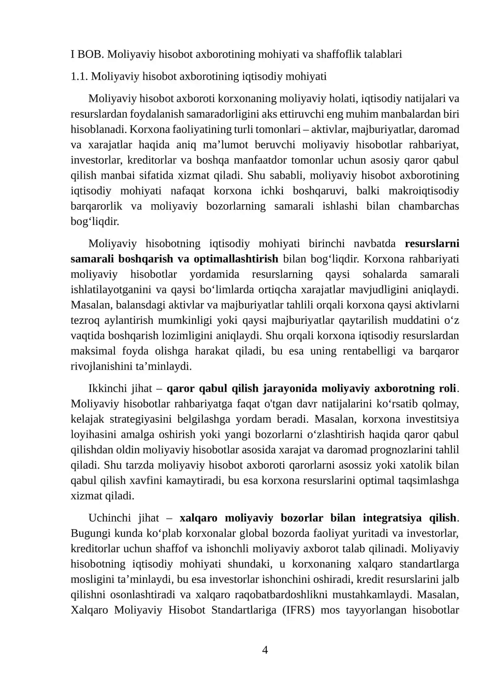 Moliyaviy hisobot axborotning shaffofligi va ishonchliligini ta'minlash usullari 4