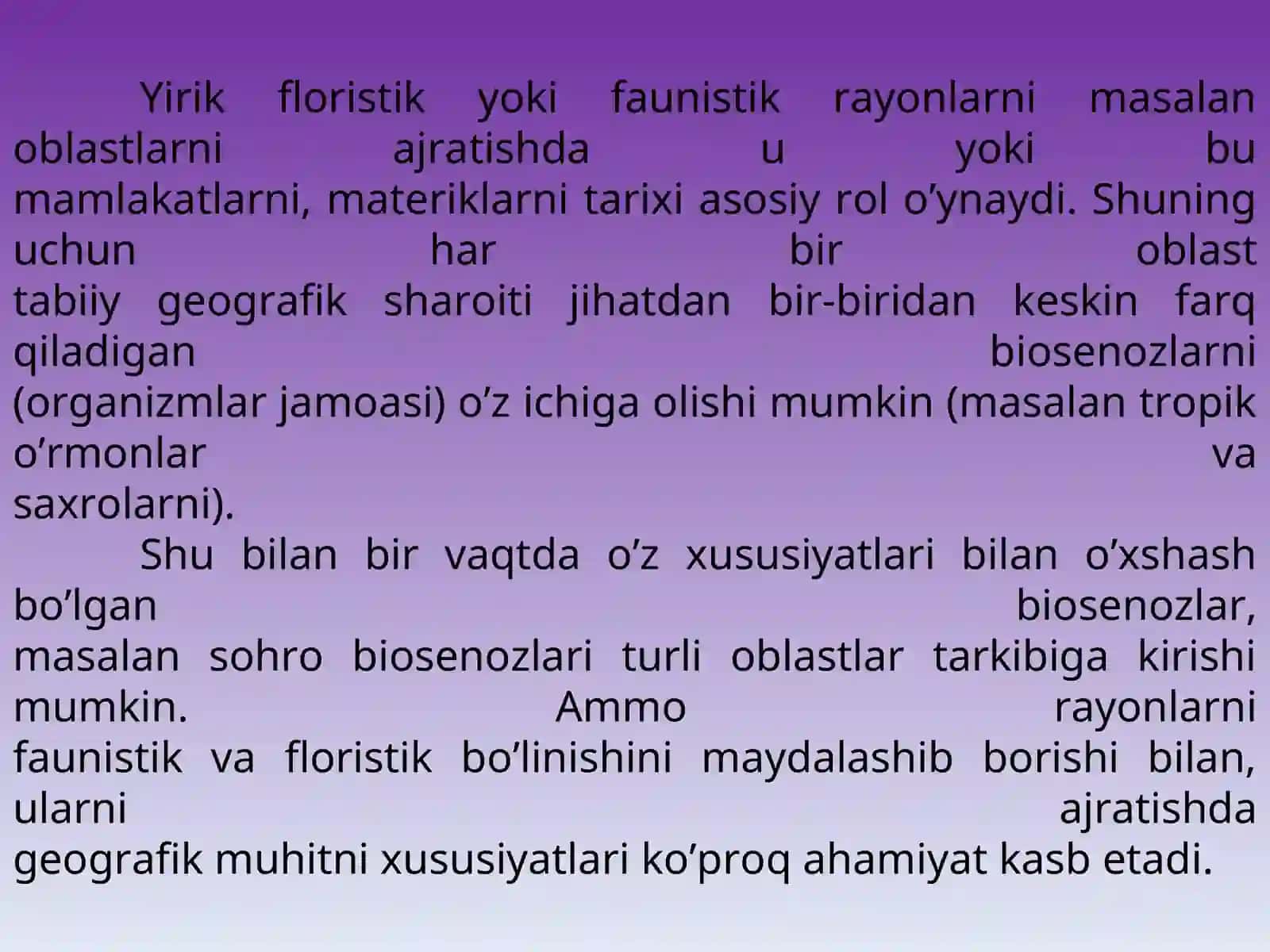 Yer yuzasining floristik rayonlari 4
