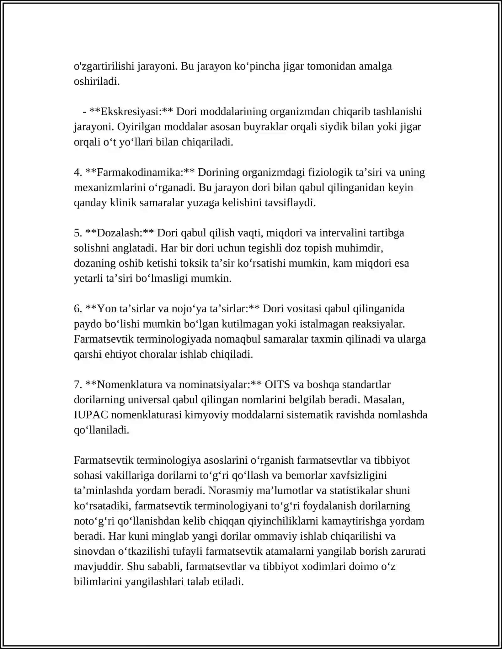 Farmatsevtik terminologiyaga kirish 4