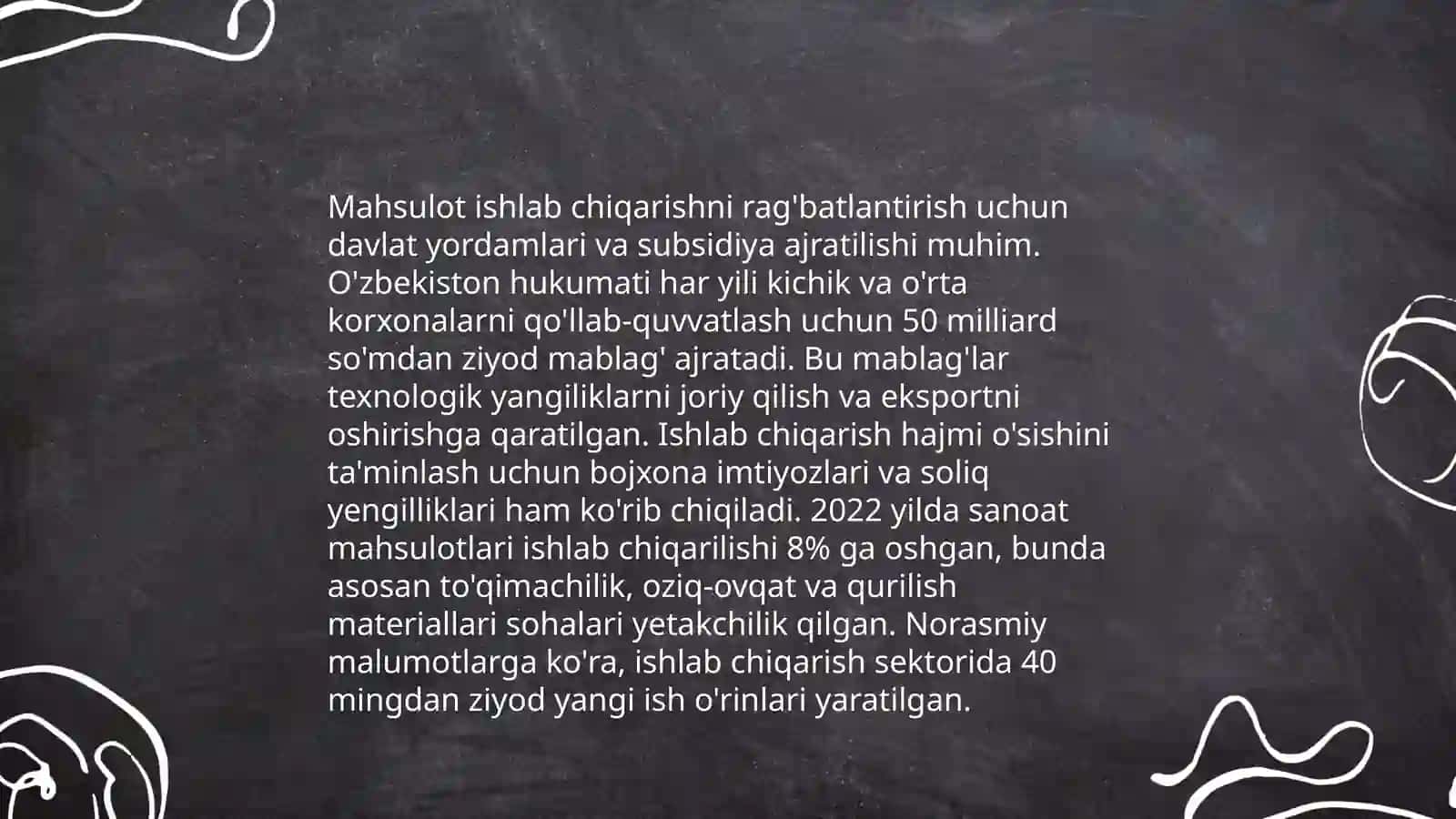 Pul massasini o’sish suratlarini nazorat qilish 4