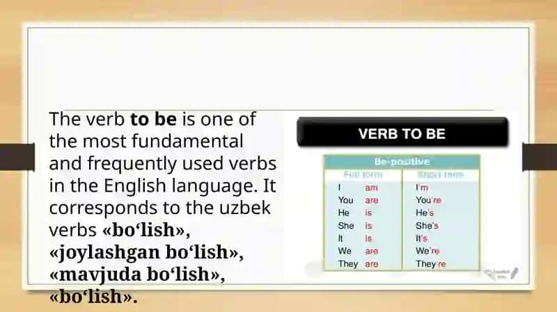 Pronouns,verb to be 4