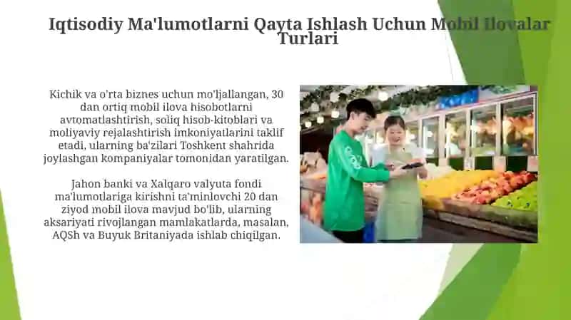Mobil Ilovalar Iqtisodiy Ma'lumotlar 4