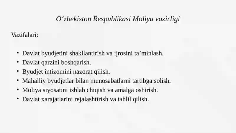 Moliyaviy Boshqaruv organlari. 4