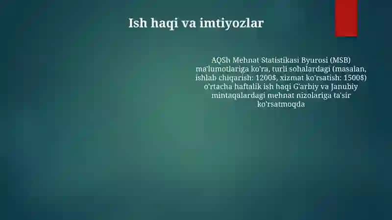 Mehnat nizolarini sabablarni tadbiq qilish 4